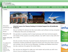 Tablet Screenshot of greenbayquickbooks.com